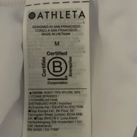 Athleta Salutation Stash Skort in White Medium - Picture 5 of 5